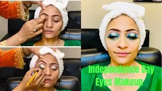 independence day eye makeup | Happy Independence Day