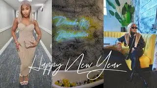 HAPPY NEW YEAR! | out & about | quick cocktails and cozy night in | Petite-Sue TV