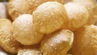 सिर्फ दो चीज़ें से बनाए आटे के मार्केट वाले कुरकुरे गोलगप्पे | How to make crispy golgappe at home