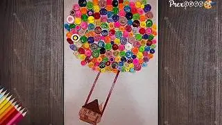 #prekshaposhiya 5 Minutes onlyy Satisfying Quilling paper Art ideas▶️36