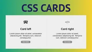 Responsive Cards made with html & css