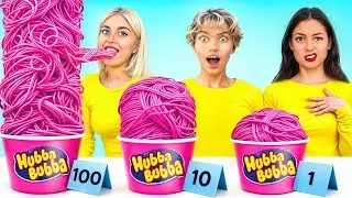 Desafio das 100 Camadas de Comida | Batalha Fant&aacute;stica de Bolo de Chocolate por RATATA POWER
