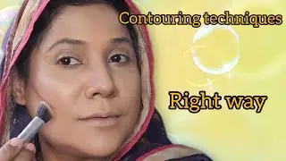 Makeup Day # 8 of 30 Day Makeup Challenge | contouring  ka sahi Tarika.