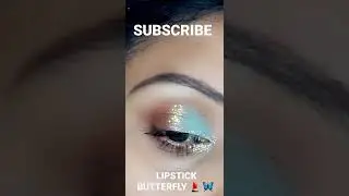 Easy Mint Eyeshadow Tutorial || Link In Description For Full Video #shorts