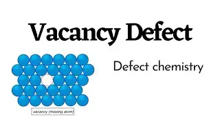 Vacancy Defect || Point Defect | Defect Chemistry || Vacancy Defect Explanation || Hindi