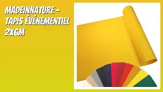 AVIS (2026) : MadeInNature - Tapis &eacute;v&eacute;nementiel 2x6m. D&Eacute;TAILS