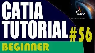 56 CATIA Beginner Tutorial: Mirror Solid