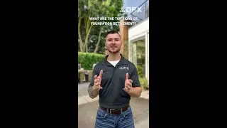 What are the top signs of foundation settlement? 🚨 #FoundationRepair #HomeHealthTips