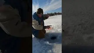 Tip-Up fishing in Northern Michigan for Pike