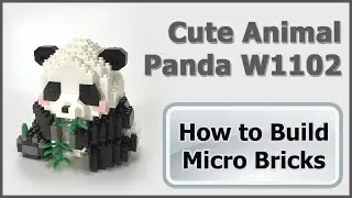How to Build Mini Bricks Cute Animal Panda W1102 instructions Review Specifications