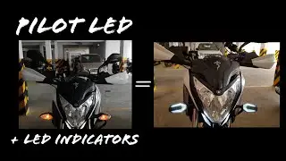 Led Indicators and Parking lights installation on NS200!!