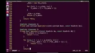 C++ Stacks: Part 3, operator overloading