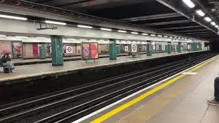 Sub-Surface S Stock Departure & Arrival @ Moorgate