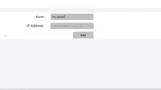 How to add Server in Sales App