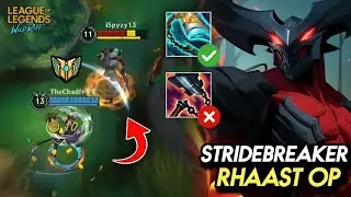 Wild Rift: WHY STRIDEBREAKER IS THE BEST ENCHANTMENT FOR RED KAYN! (ZERO DEATH GAMEPLAY)  