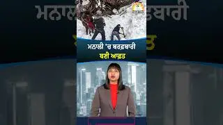 ਮਨਾਲੀ 'ਚ ਬਰਫ਼ਬਾਰੀ ਬਣੀ ਆਫ਼ਤ #Manali #HimachalPardesh #AtalTunnel #Snow #Snowfall #Disaster #Shorts