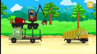 Hippo Kids Games App - Hippo Builder - Building Machines - For Kids 2 to 6 years old
