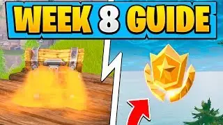 WEEK 8 CHALLENGES GUIDE! | Hungry Gnome Locations, Treasure Map! ( Fortnite Tips )