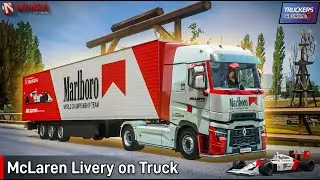 Delivering a Mclaren F1 Car Form Marlboro Company Truckers Of Europe 3 #toe3  #truckersofeurope3 
