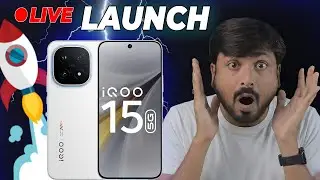 🔴 LIVE: iQOO 15 India Launch Event! 🔥 Official Price & Offers Revealed