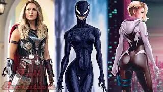 Top 10 Alternate Female Versions Of Superheroes !