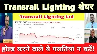 Transrail lighting share news | transrail lighting share letest news |  Trans rail share Analysis