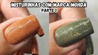 Смешивание с лаками для ногтей марки Mohda. Часть 1. Урок