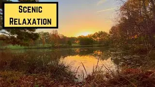 Autumn Sunrise Over Pond - Scenic Relaxation 4K