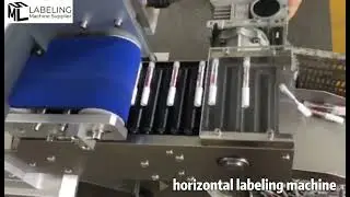 Horizontal Labeling Machine for Pen Devices | Efficient Cylindrical Product Labeler Machine