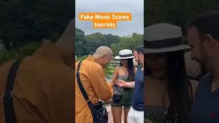 NYC Fake Monk Scams tourists #newyork #nycnews #newyorkcity #nyclife