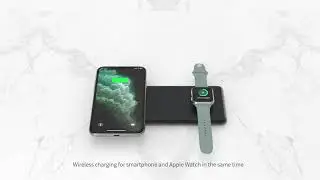 PD Wireless Charger Power Bank 5  coils Design for Apple iPhone Watch Airpods Fast Wireless charging