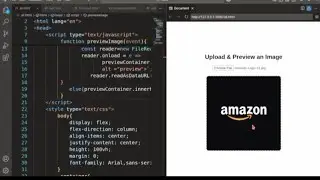 Develop Upload & Show Image Using HTML CSS step by step tutorial #html#css
