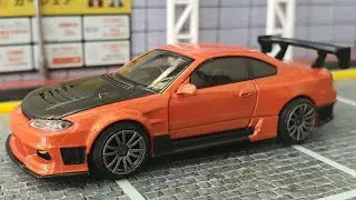 MINI GT Nissan Silvia S15 D-MAX Metallic Orange / No. 581 Unboxing