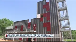 Construction continues on Longview Fire Department's new training facility