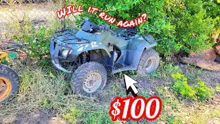 Can this wrecked ATV be saved?