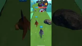 Dino Clash: Escape Run | First gameplay | mobile game | IOS |