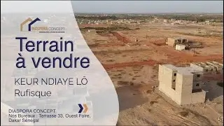 Visite guidée virtuelle du site de terrains à Keur Ndiaye Lô, Rufisque.