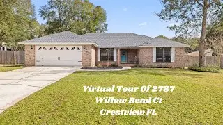 Virtual tour of 2787 Willow bend Court Crestview, Florida