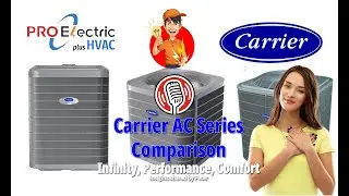 Podcast 4: Carrier AC Series Comparison: Infinity vs Performance vs Comfort | PRO Electric plus HVAC