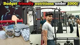 Budget friendly nutrition under 2000/