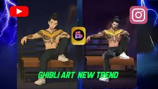 HOW TO MAKE GHIBLI ART  Ghibli Style Image Keyse Bannay 😍 @manishedit19 new trend short