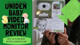 UNIDEN DIGITAL BABY MONITOR | Unboxing & Set up | 2 Months Use Review