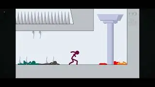 Final de la fábrica 2 Stickman carrera de ostaculos 