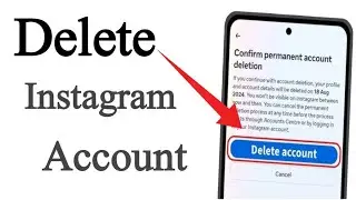 how to delete instagram account