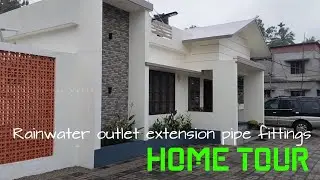 Rain water outlet pipe fittings l Home Tour  l Own Maintenance 