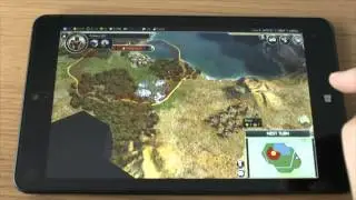 1# Civilization 5 : Brave New World test on tablet PC Lenovo ThinkPad 8 Intel Atom Z3795 4GB RAM