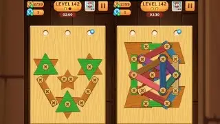 Screw Puzzle: Wood Nut & Bolt - Level 142
