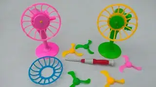 2 Satisfying Mini Toy Hand Fan Repair \ Mini Electric Fan \ Present Toy