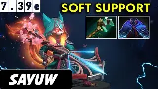 Sayuw Hoodwink Soft Support - Dota 2 Patch 7.39e Pro Player Full Gameplay