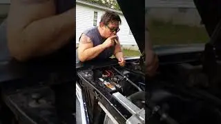 Testing vacuum leaks the old school way.